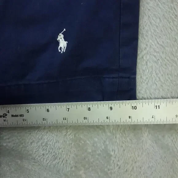 Mens polo ralph lauren Shorts Navy Classic Fit All over print sz 31 - Picture 8 of 8